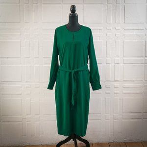 Alfani Tie Waist Shift Dress, Large